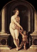 GOSSAERT, Jan (Mabuse) Venus and Cupid Sweden oil painting reproduction